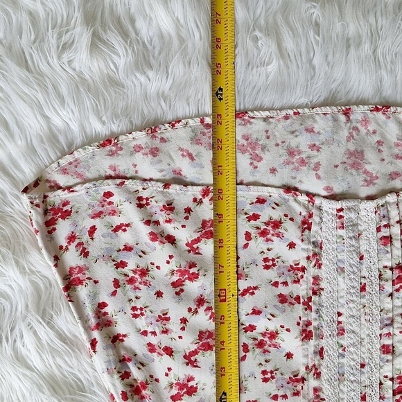 Tucker + Tate High Low Lace Floral Tank Top Size XL (14/16) - Picture 12 of 12